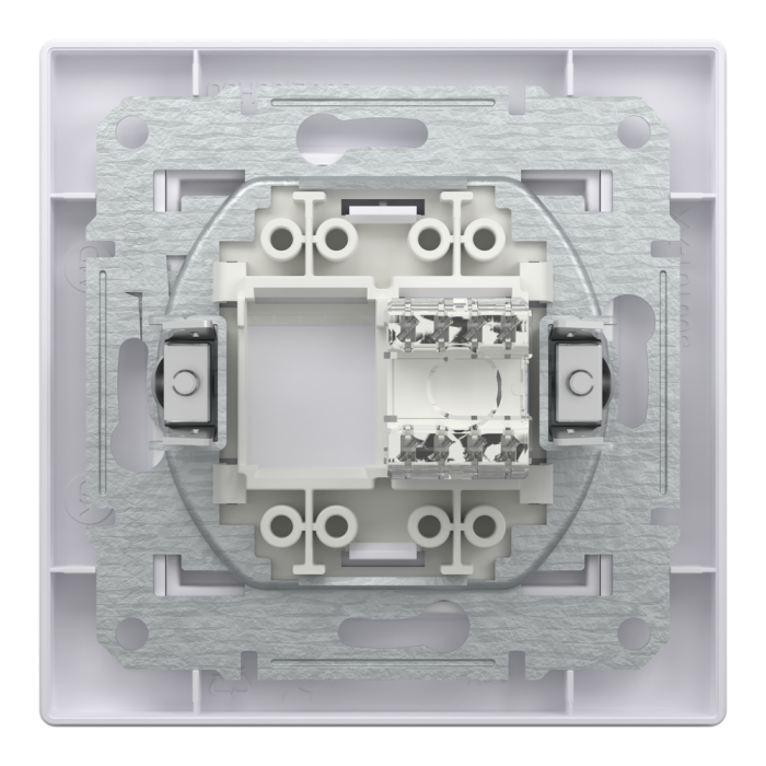 Розетка RJ45, тип UTP, кат.6 біла Asfora, Schneider Electric [EPH4700121]