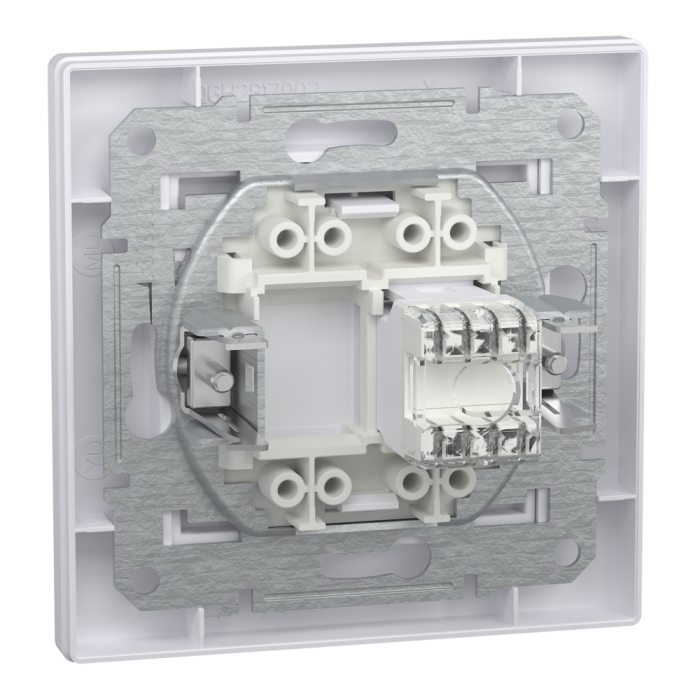 Розетка RJ45, тип UTP, кат.6 біла Asfora, Schneider Electric [EPH4700121]
