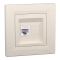 Розетка RJ45, тип UTP, кат.6 крем Asfora, Schneider Electric [EPH4700123]