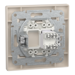 Мультимедійна розетка, кремова, Asfora - Schneider Electric [EPH4700123]