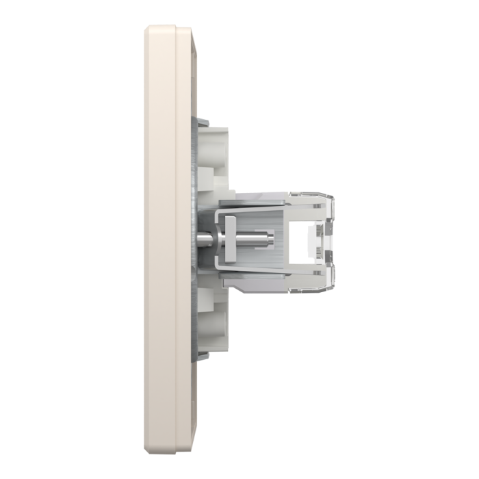 Розетка RJ45, тип UTP, кат.6 крем Asfora, Schneider Electric [EPH4700123]