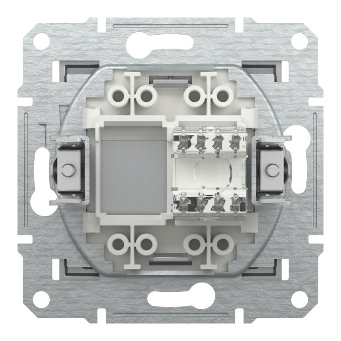 Розетка RJ45, тип UTP, кат.6 Asfora алюміній, Schneider Electric [EPH4700161]
