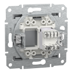 Мультимедійна розетка, сталь, Asfora - Schneider Electric [EPH4700162]