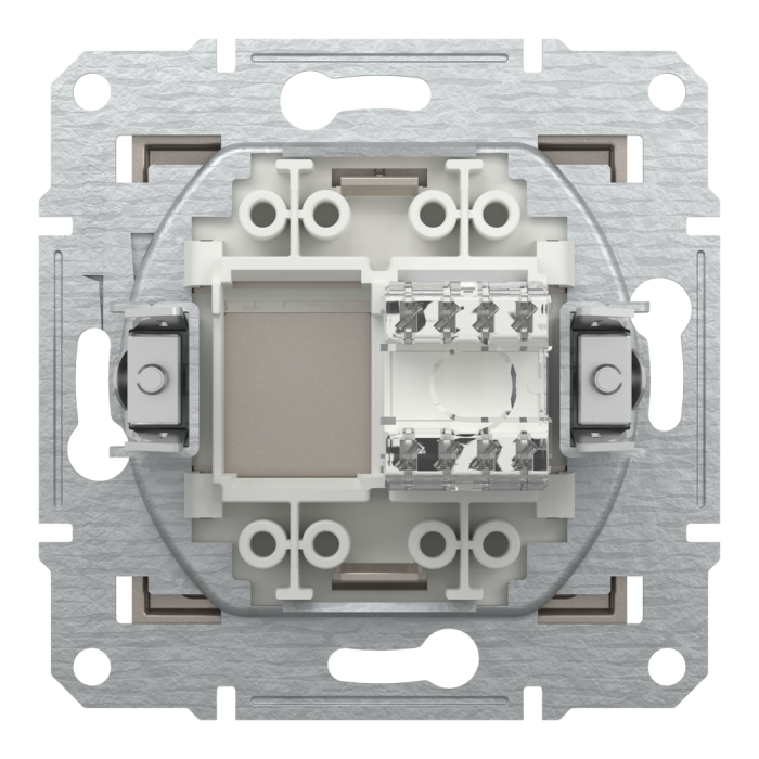 Розетка RJ45, тип UTP, кат.6 Asfora бронза, Schneider Electric [EPH4700169]