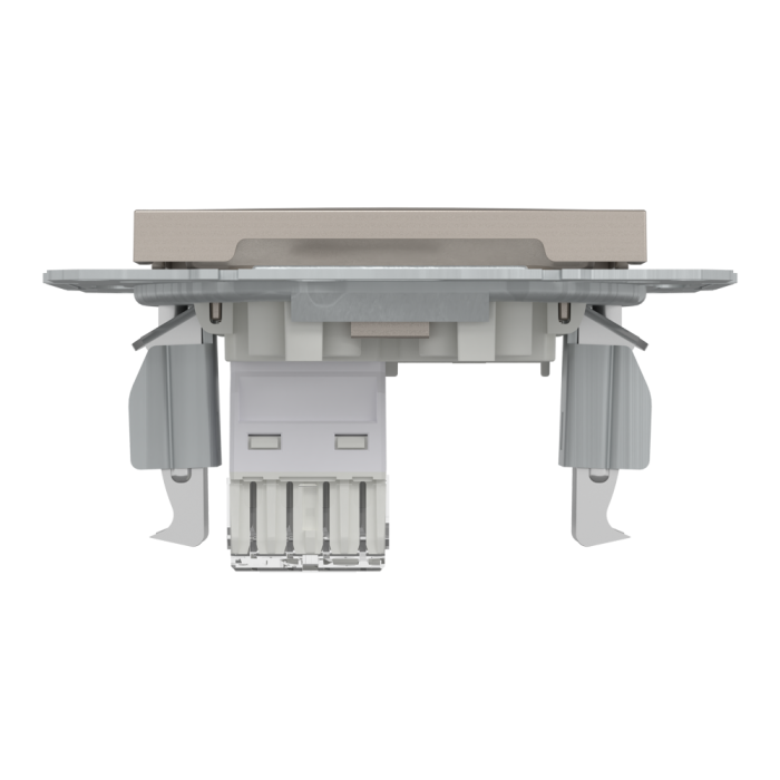 Розетка RJ45, тип UTP, кат.6 Asfora бронза, Schneider Electric [EPH4700169]