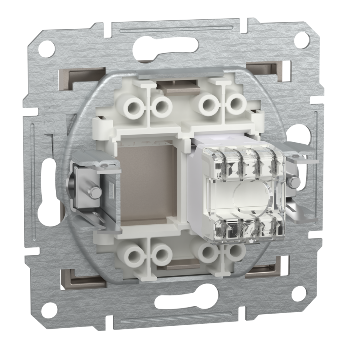 Розетка RJ45, тип UTP, кат.6 Asfora бронза, Schneider Electric [EPH4700169]