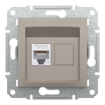 Мультимедійна розетка, бронза, Asfora - Schneider Electric [EPH4700169]