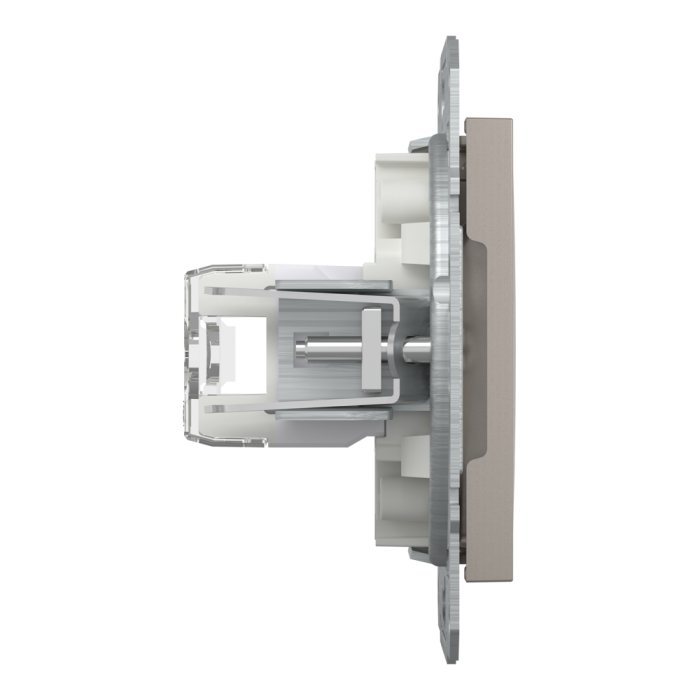 Розетка RJ45, тип UTP, кат.6 Asfora бронза, Schneider Electric [EPH4700169]