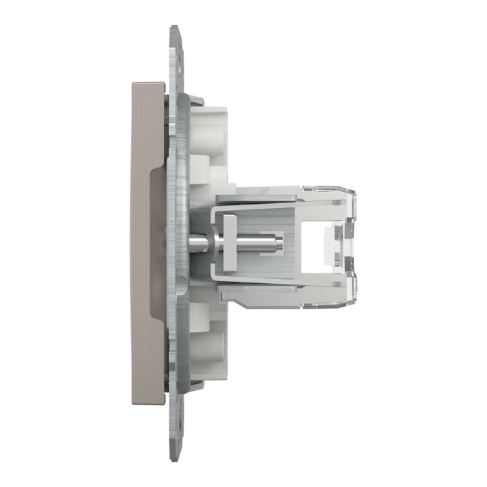 Розетка RJ45, тип UTP, кат.6 Asfora бронза, Schneider Electric [EPH4700169]