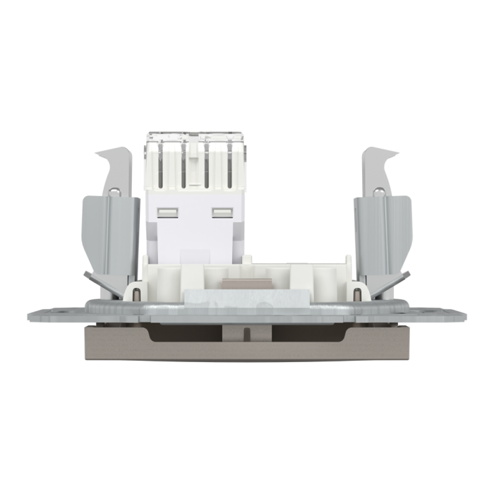 Розетка RJ45, тип UTP, кат.6 Asfora бронза, Schneider Electric [EPH4700169]
