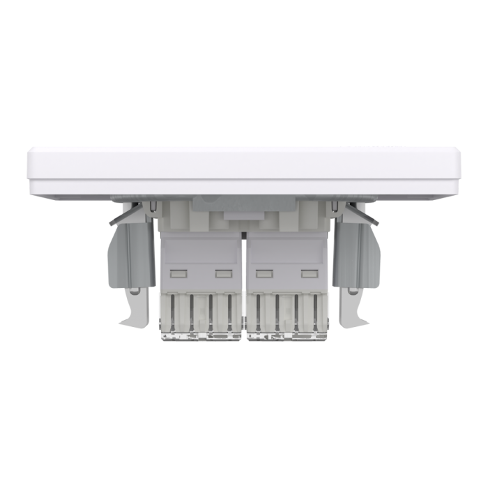 Розетка RJ45, тип UTP,  кат.6 подвійна біла Asfora, Schneider Electric [EPH4800121]