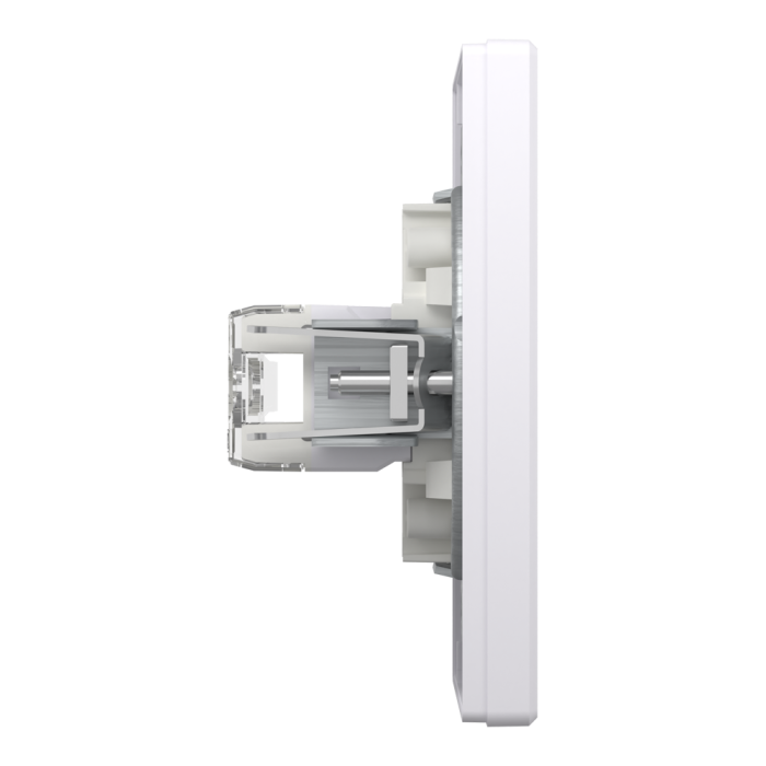 Розетка RJ45, тип UTP,  кат.6 подвійна біла Asfora, Schneider Electric [EPH4800121]