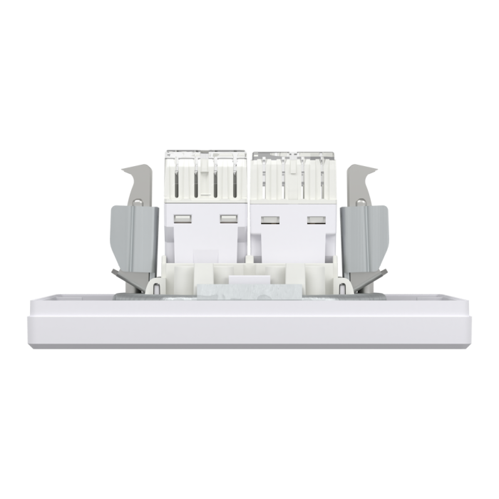 Розетка RJ45, кат. 5е і телефонна розетка rj12 біла Asfora, Schneider Electric [EPH4900121]