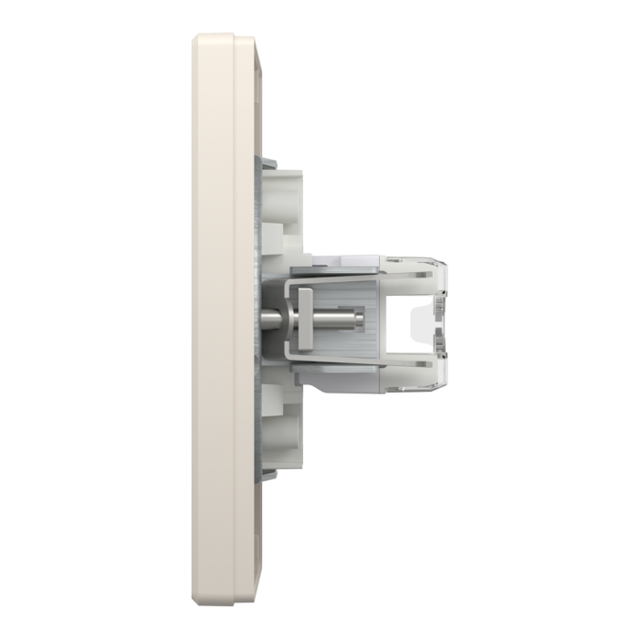 Розетка RJ45, кат. 5е і телефонна розетка rj12 крем Asfora, Schneider Electric [EPH4900123]