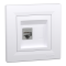 Розетка RJ45, тип STP,  кат. 5е біла Asfora, Schneider Electric [EPH5000121]