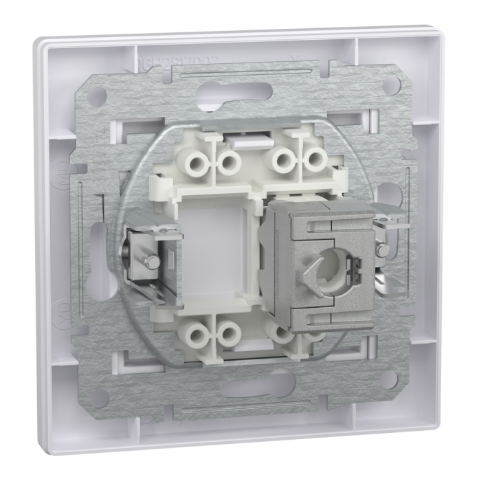 Розетка RJ45, тип STP,  кат. 5е біла Asfora, Schneider Electric [EPH5000121]