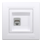 Розетка RJ45, тип STP,  кат. 5е біла Asfora, Schneider Electric [EPH5000121]