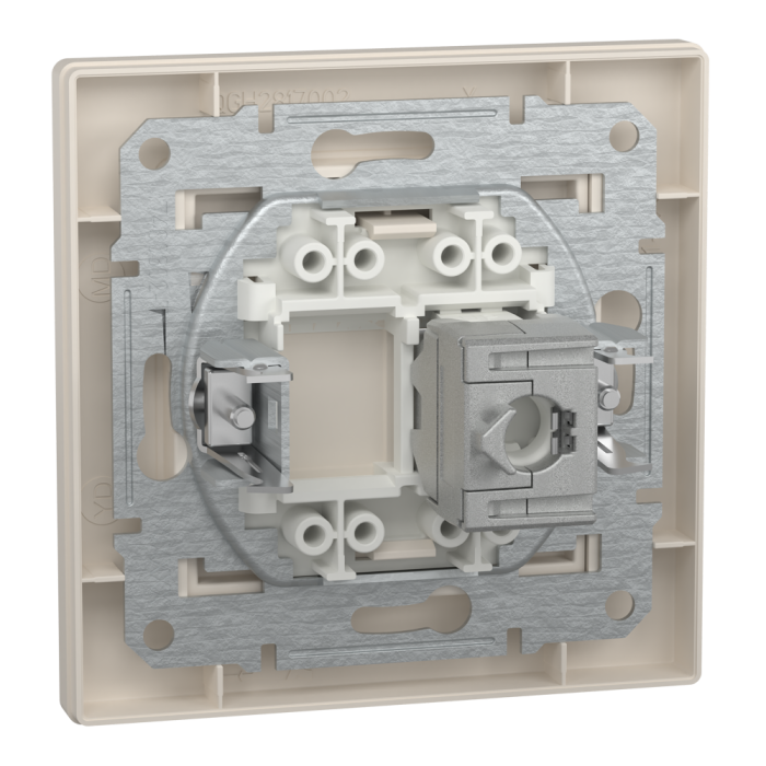 Розетка RJ45, тип STP,  кат. 5е крем Asfora, Schneider Electric [EPH5000123]