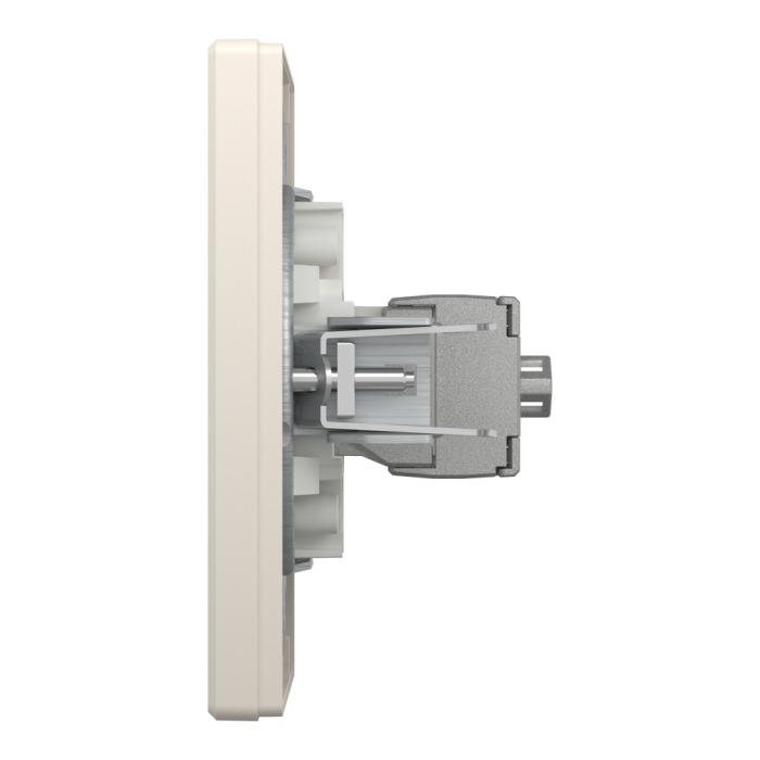Розетка RJ45, тип STP,  кат. 5е крем Asfora, Schneider Electric [EPH5000123]