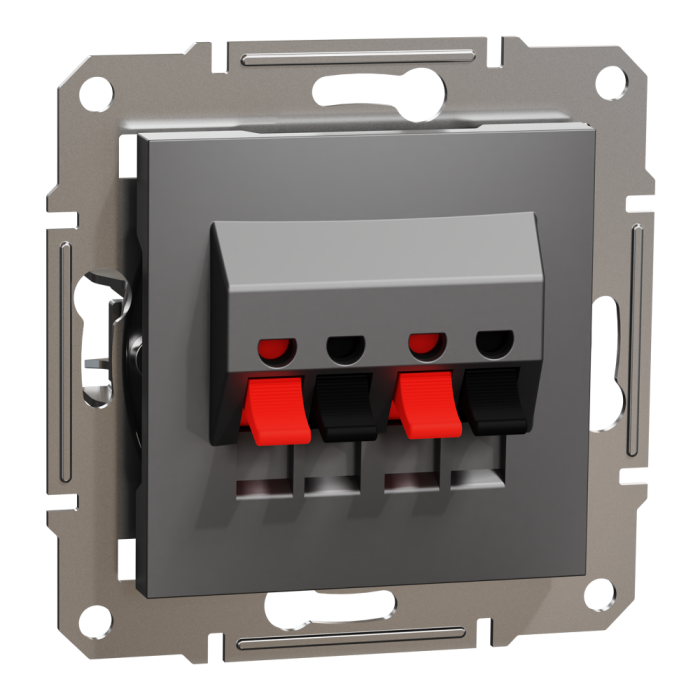 Аудіорозетка Asfora антрацит, Schneider Electric [EPH5700171]