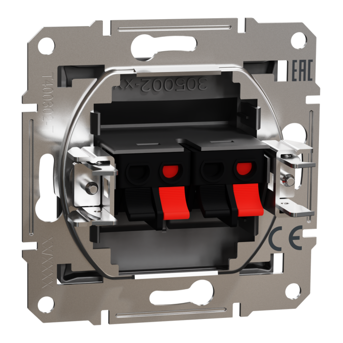 Аудіорозетка Asfora антрацит, Schneider Electric [EPH5700171]