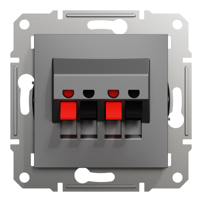 Аудіорозетка Asfora антрацит, Schneider Electric [EPH5700171]
