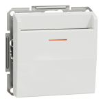 Вимикач картковий, механічний, білий, Asfora, без рамки, Schneider Electric [EPH6270121]