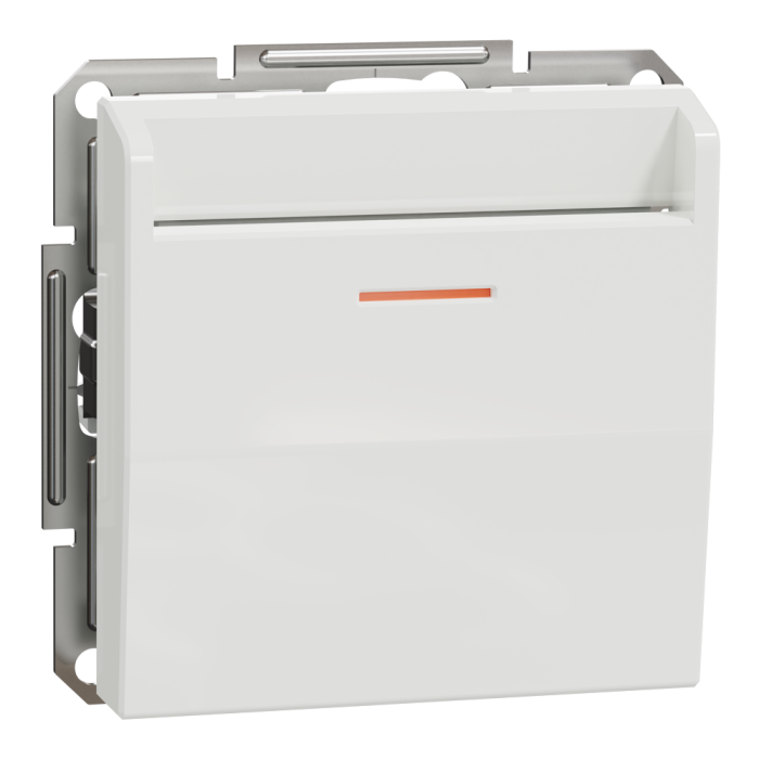 Вимикач картковий, механічний, білий, Asfora, без рамки, Schneider Electric [EPH6270121]