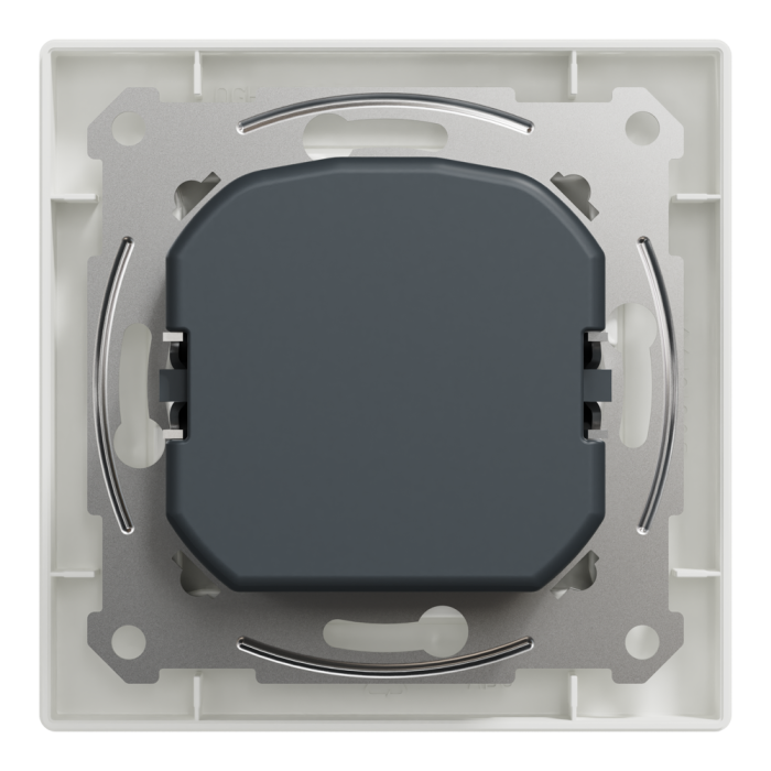 Поворотний LED димер, 230 В, 370 Вт, білий, Asfora, Schneider Electric [EPH6800121]