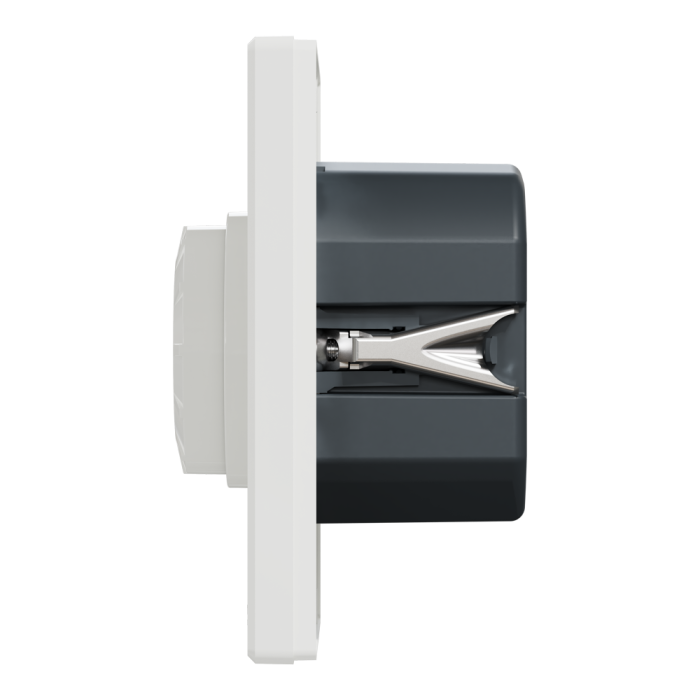 Поворотний LED димер, 230 В, 370 Вт, білий, Asfora, Schneider Electric [EPH6800121]