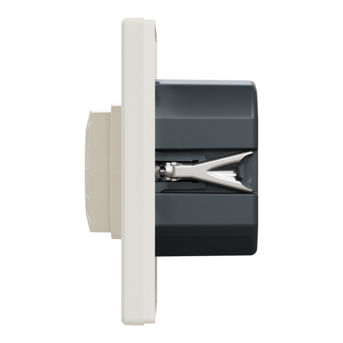 Поворотний LED димер, 230 В, 370 Вт, кремовий, Asfora, Schneider Electric [EPH6800123]