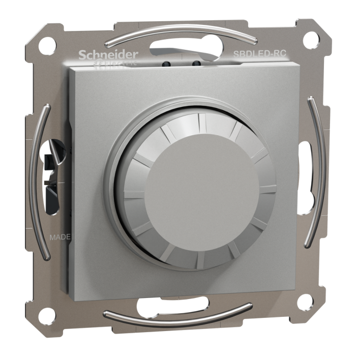 Поворотний LED димер, 230 В, 370 Вт, алюміній, Asfora, Schneider Electric [EPH6800161]