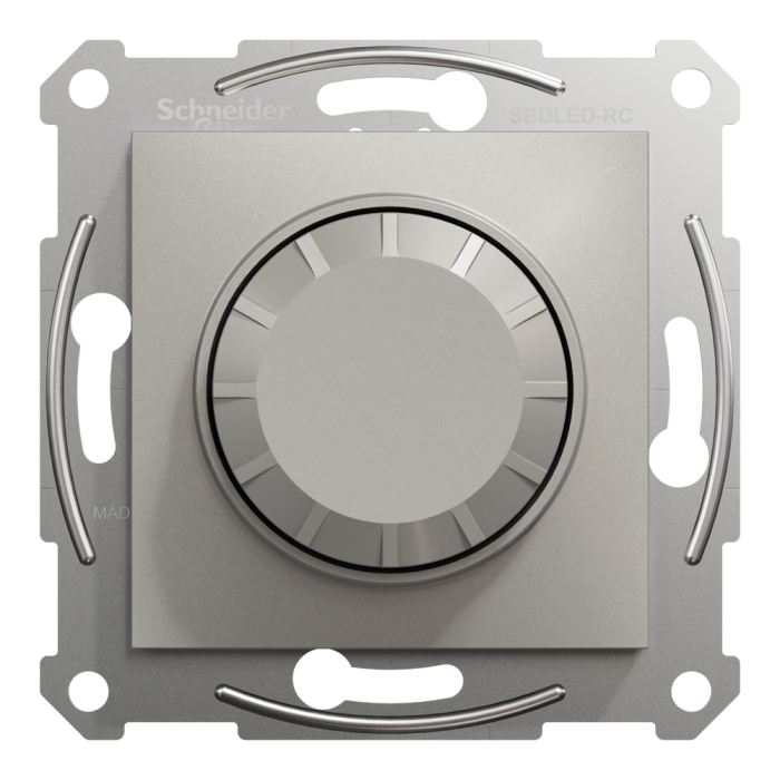 Поворотний LED димер, 230 В, 370 Вт, бронза, Asfora, Schneider Electric [EPH6800169]