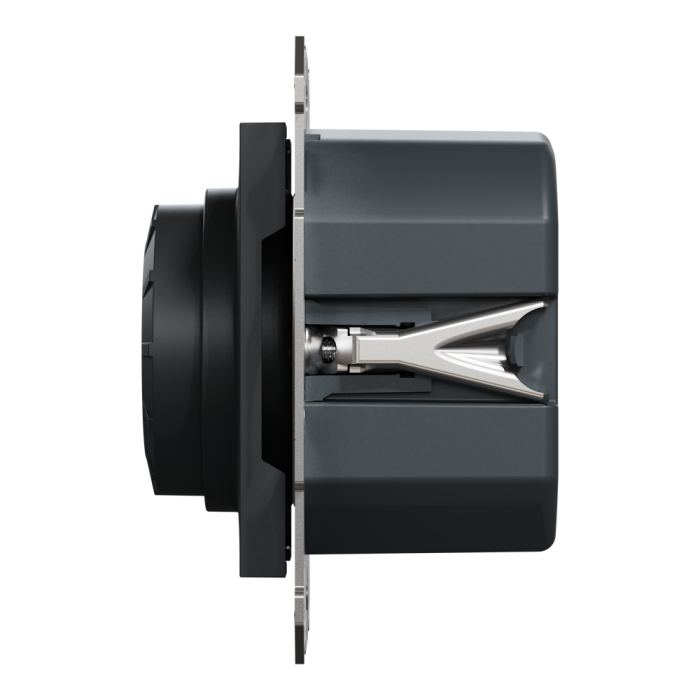 Поворотний LED димер, 230 В, 370 Вт, антрацит, Asfora, Schneider Electric [EPH6800171]