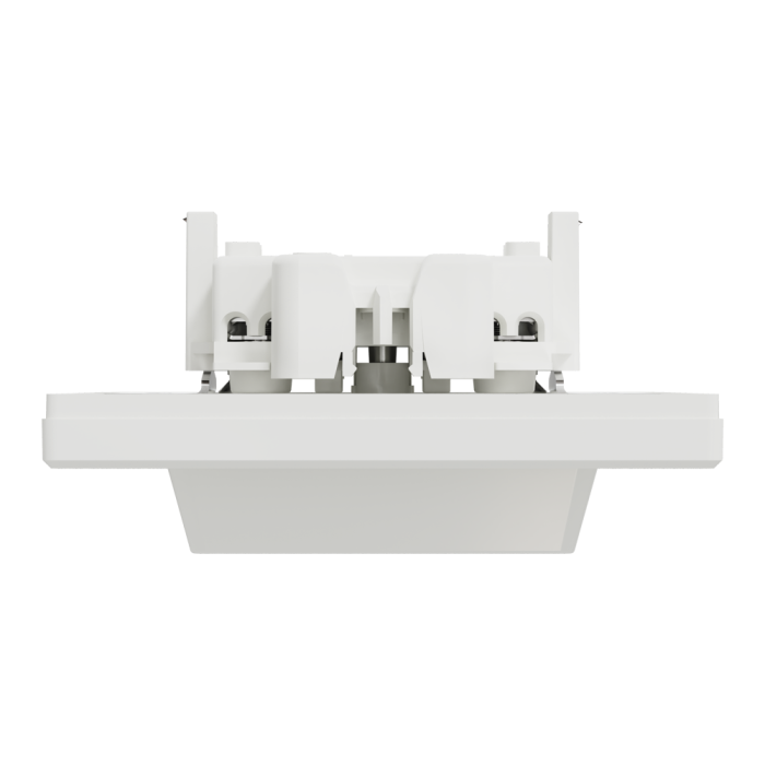 Розетка подвійна без заземлення біла Asfora, Schneider Electric [EPH9700121]