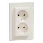 Розетка, кремова, 16 А, Asfora - Schneider Electric [EPH9700123]