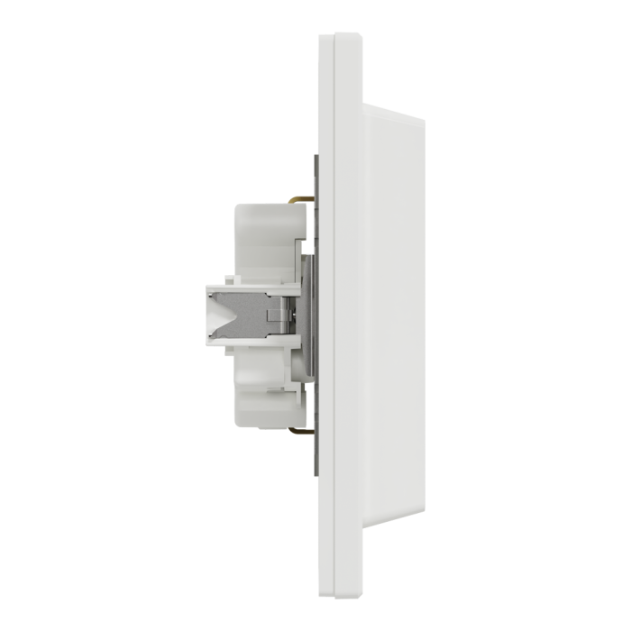 Розетка подвійна з заземленням біла Asfora, Schneider Electric [EPH9900121]