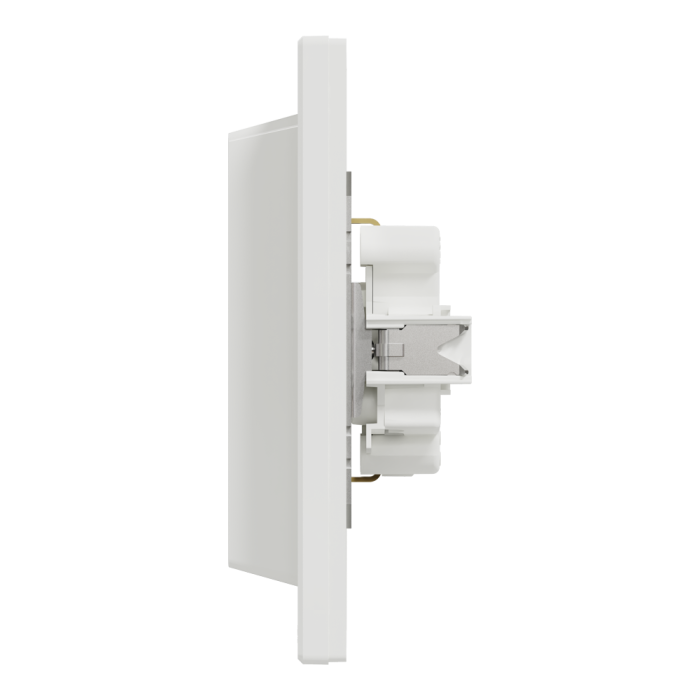 Розетка подвійна з заземленням біла Asfora, Schneider Electric [EPH9900121]