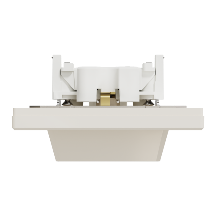 Розетка подвійна з заземленням кремова Asfora, Schneider Electric [EPH9900123]