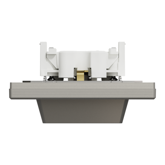 Розетка подвійна з заземленням бронза Asfora, Schneider Electric [EPH9900169]