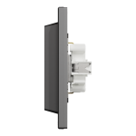 Розетка, чорна, 16 А, Asfora - Schneider Electric [EPH9900171]