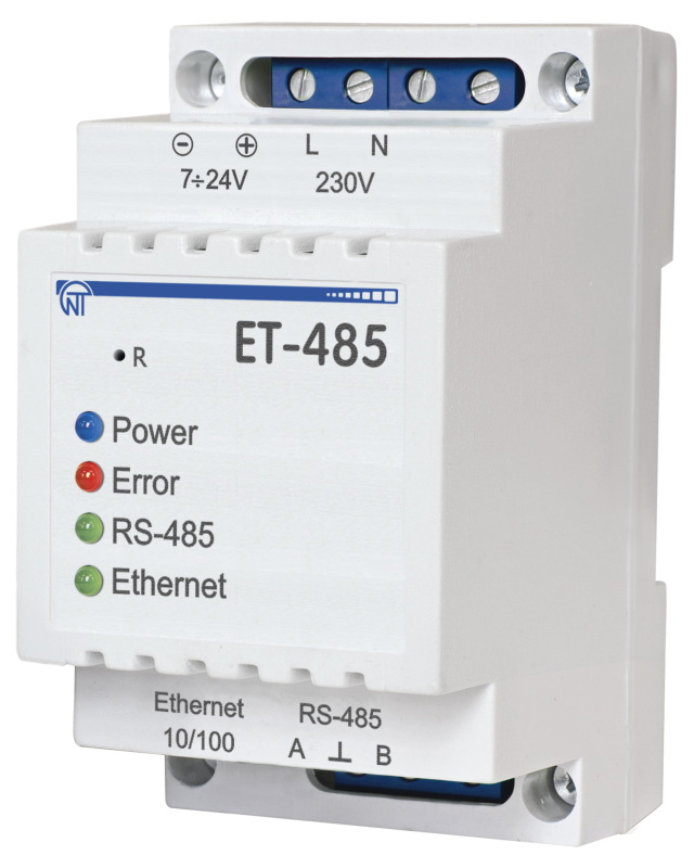 Перетворювач інтерфейсів ЕМ-485, Новатек-Електро