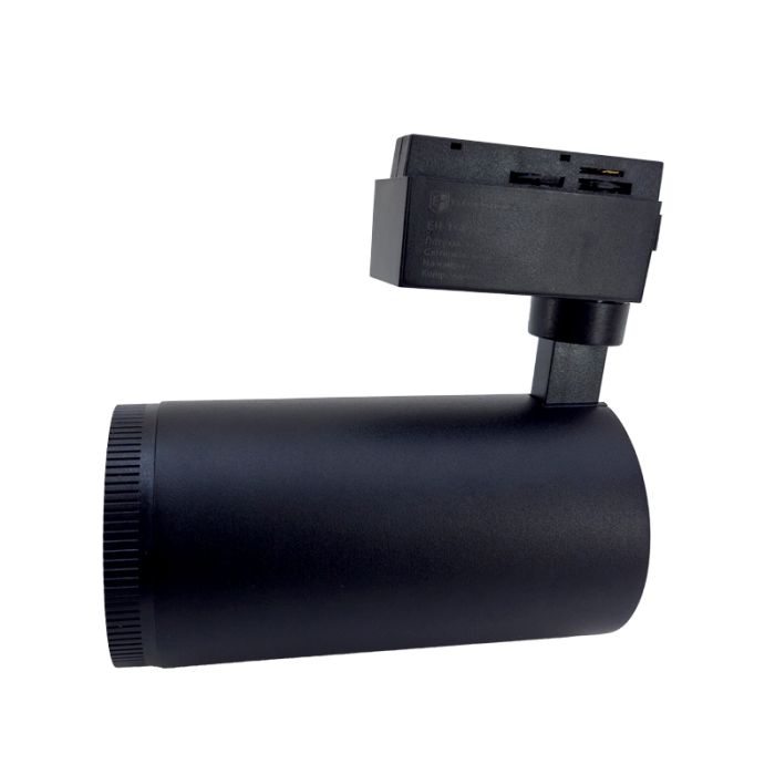 LED світильник трековий з функцією ZOOM 30 Вт, 4100К, чорний, Electro House [EH-TGL-30BZ]