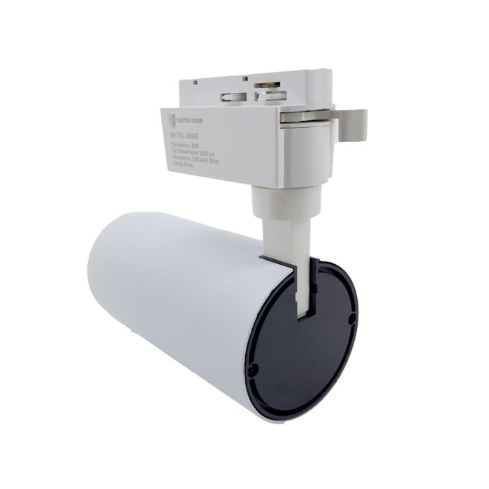 LED світильник трековий з функцією ZOOM 30 Вт, 4100К, білий, Electro House [EH-TGL-30WZ]
