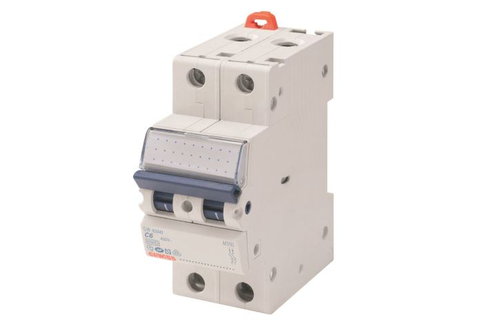 Автоматичний вимикач 2P хар-ка C 6А 6KA, Gewiss [GW92045]