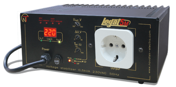 Безтрансформаторний стабілізатор LEGAT-5М, Новатек-Електро
