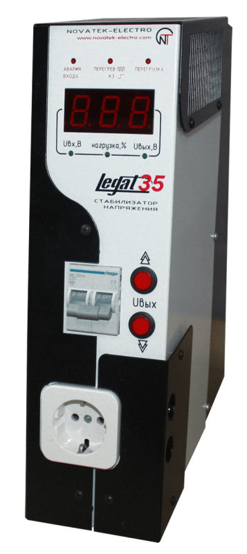 Безтрансформаторний стабілізатор LEGAT-35, Новатек-Електро