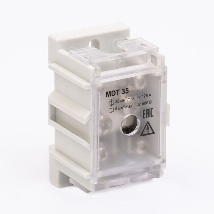 Клема-розгалужувач латунна SV35 з кришкою, TAKEL [502795]