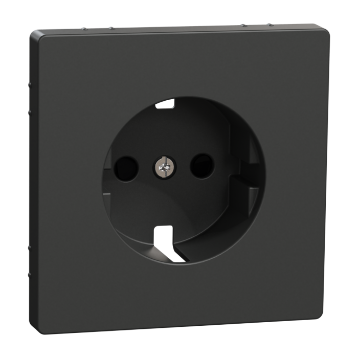 Лицьова накладка, чорна, Merten, Schneider Electric [MTN2330-6034]