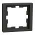 Рамка 1 постова, чорна, Merten - Schneider Electric [MTN4010-6534]